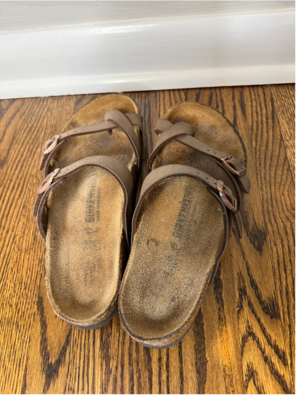 Birkenstock Mayari Mocha Toe Loop Sandals EU 38